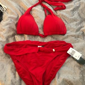 Red Ralph Lauren bikini
